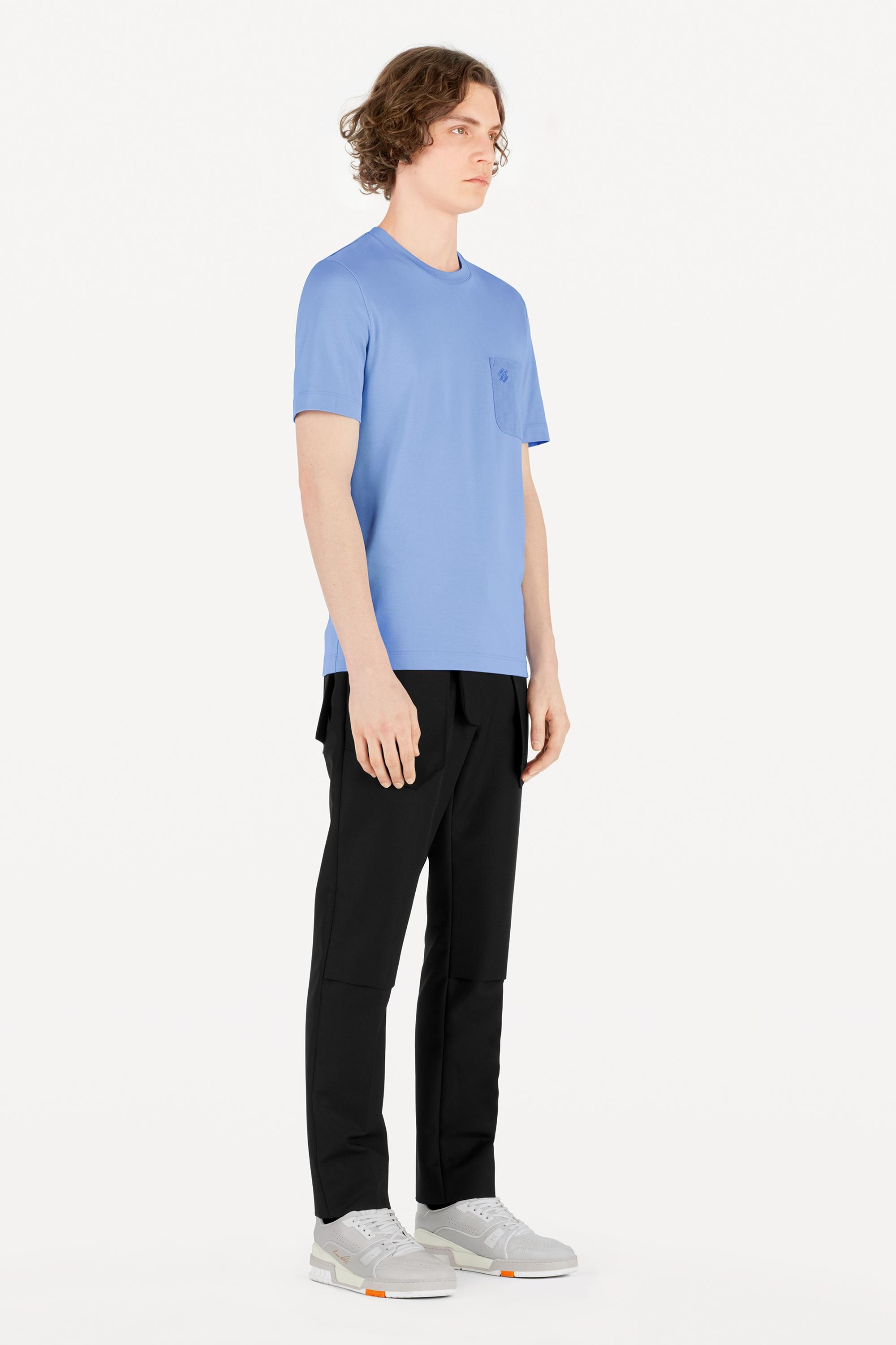 Damier Pocket Crew Neck T-shirt - 3