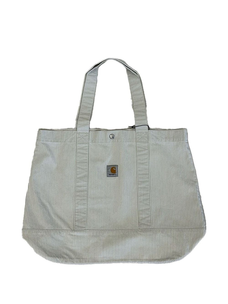 Mercer striped cotton tote bag 1