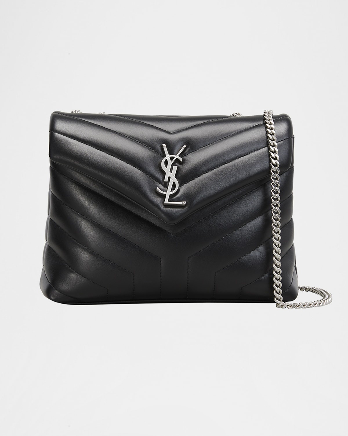 Loulou Small YSL Shoulder Bag in Quilted Leather - 1