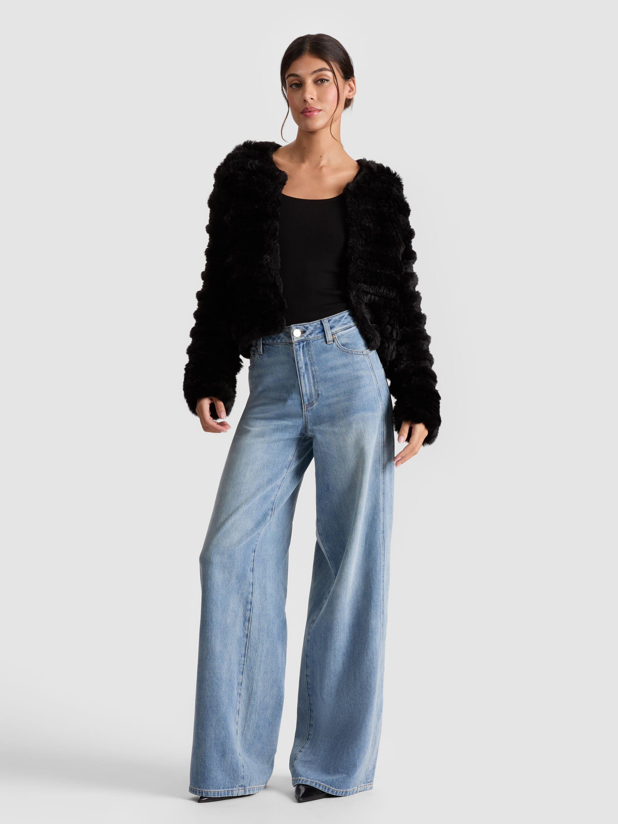 FAWN FAUX FUR JACKET - 3