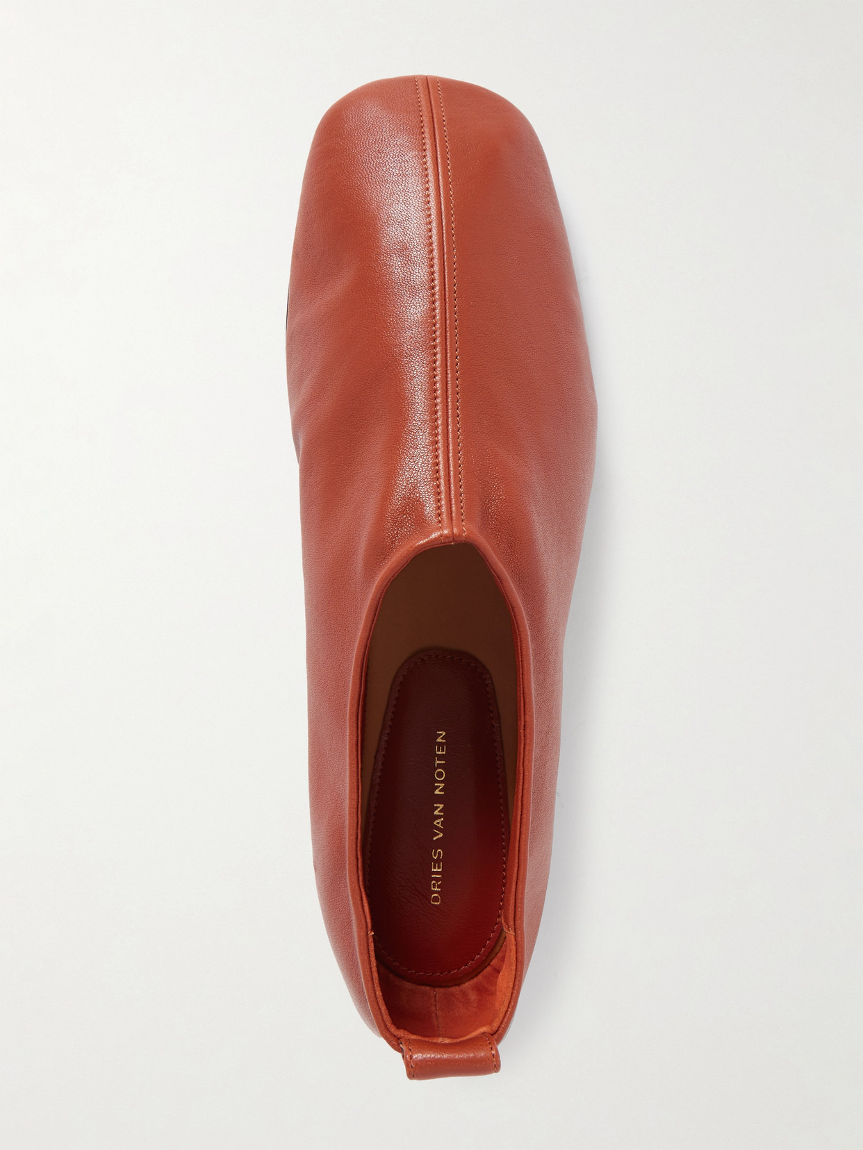 Leather Flats - 5