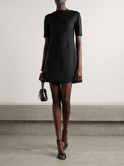 Givenchy Embellished wool and mohair-blend mini dress outlook