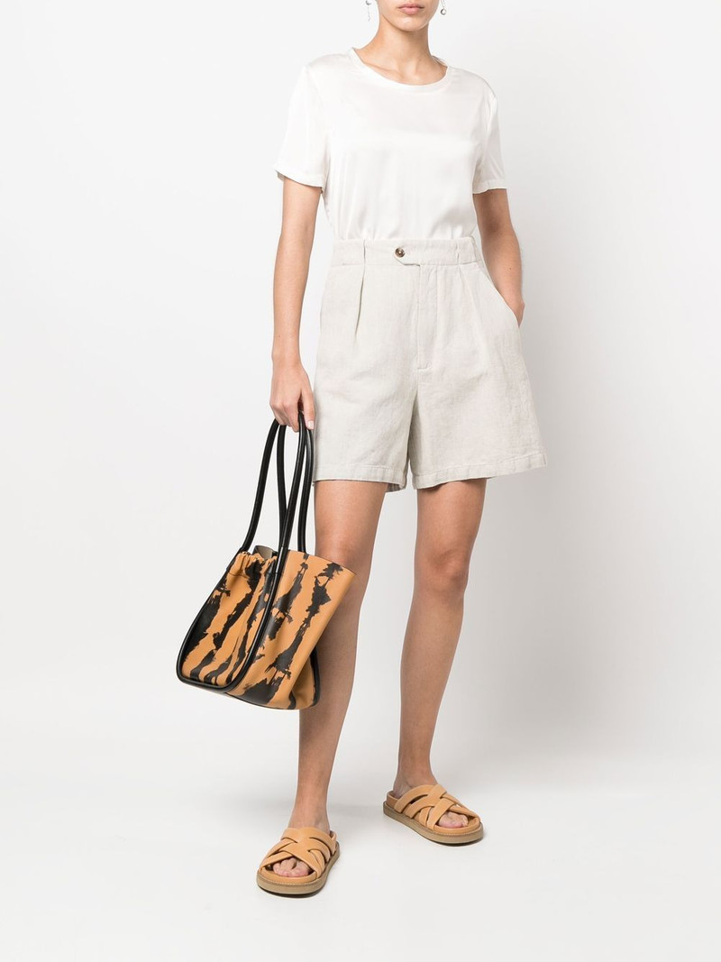 CLOSED high-waisted organic-cotton shorts outlook