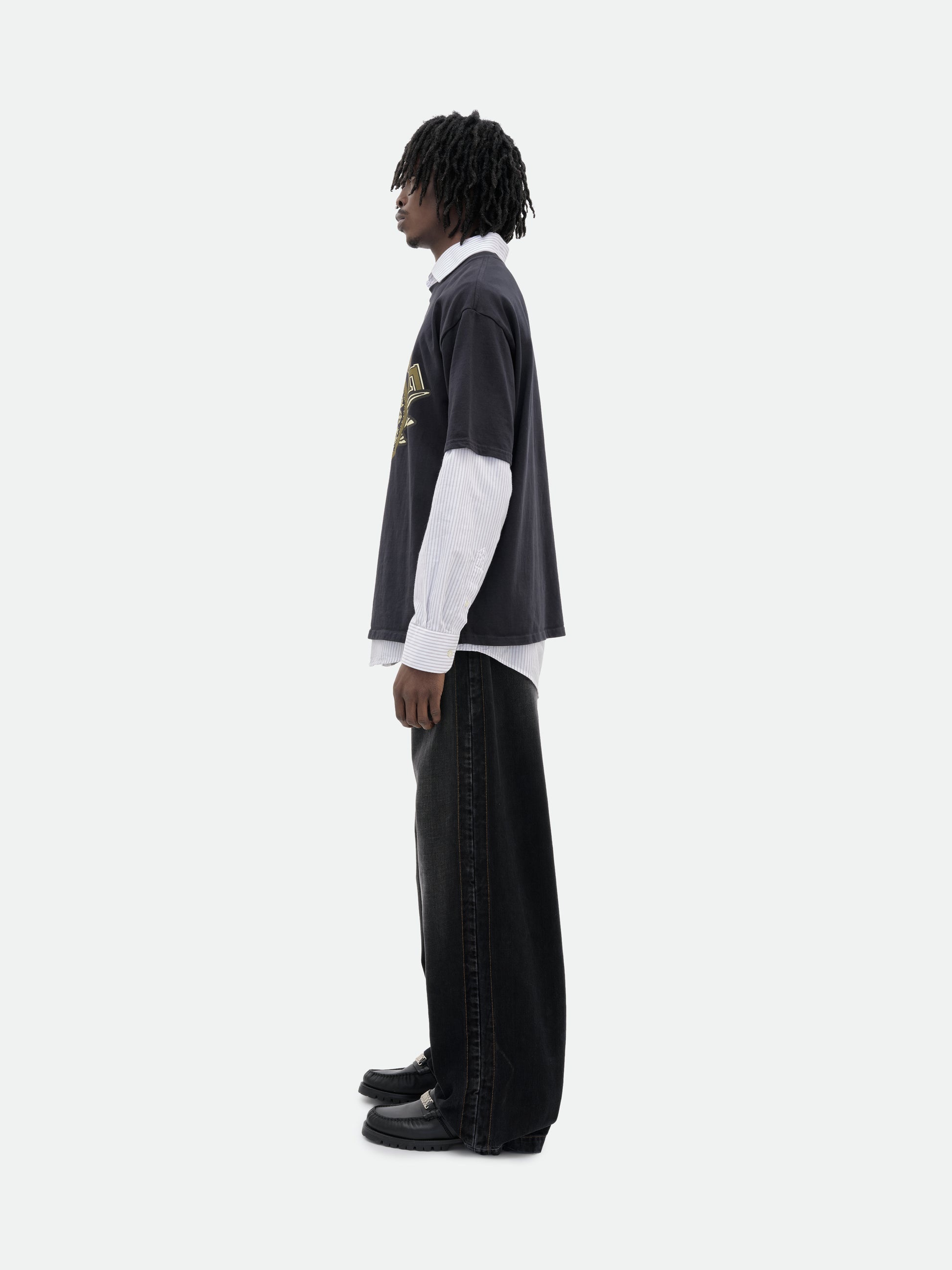 RHUDE BLACK CAVIAR TEE - 6