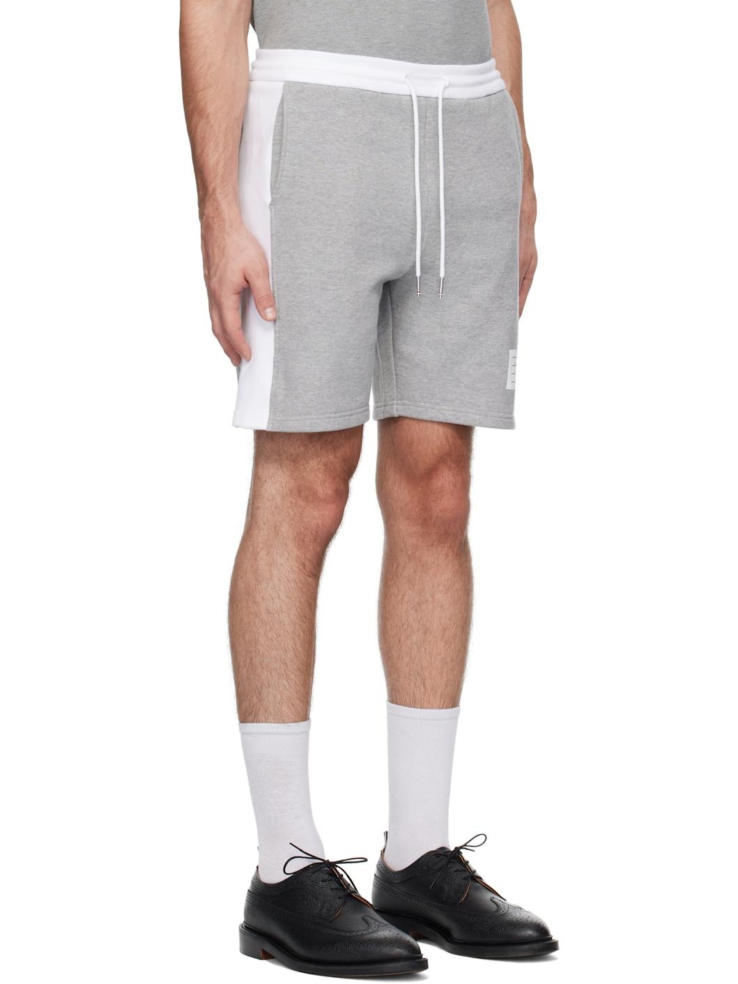 Gray Classic Loopback 4-Bar Sweat Shorts - 2