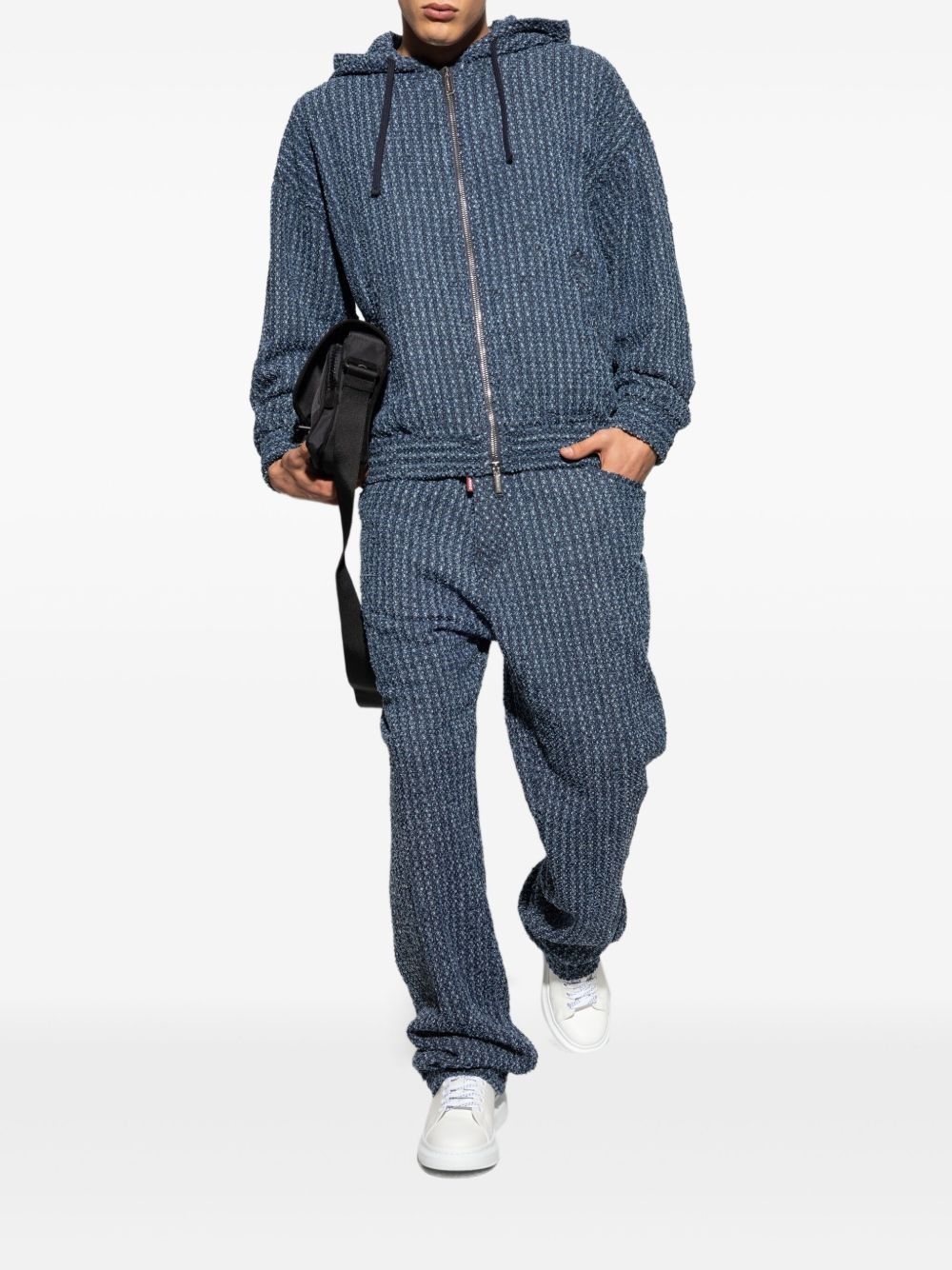 hooded zip-up jacket - 2