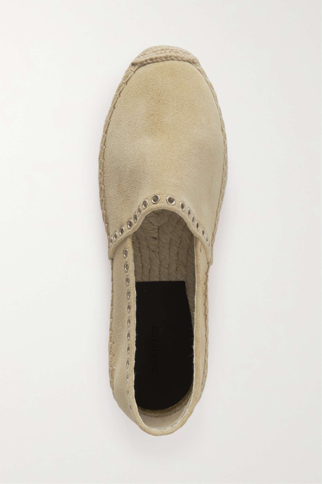 Canae eyelet-embellished suede espadrilles - 5