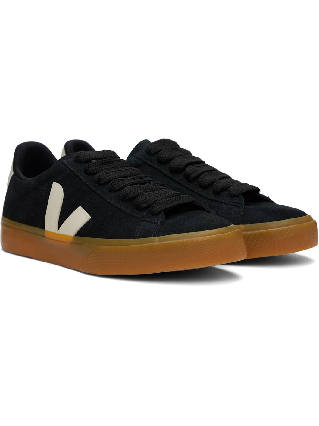 Black Campo Bold Suede Sneakers - 4