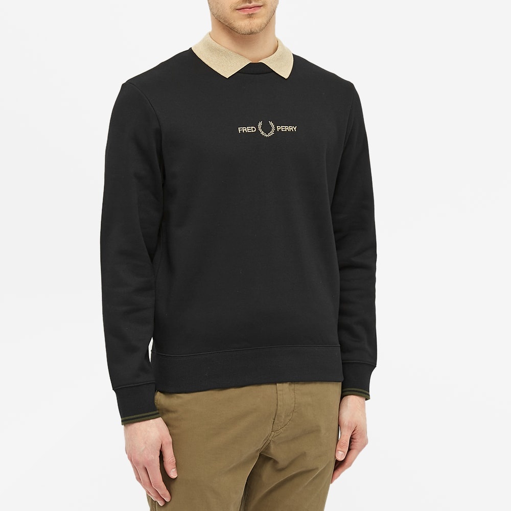 Fred Perry Logo Crew Sweat - 4