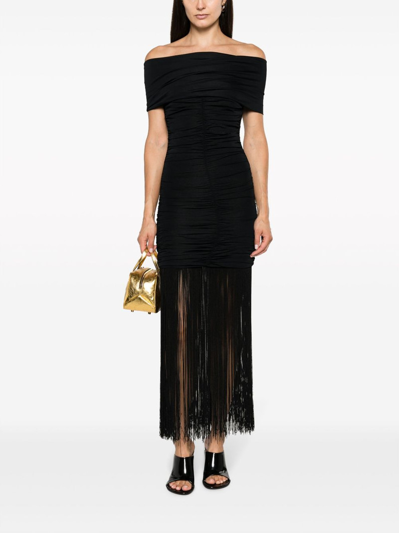 KHAITE The Jacinta fringed dress outlook