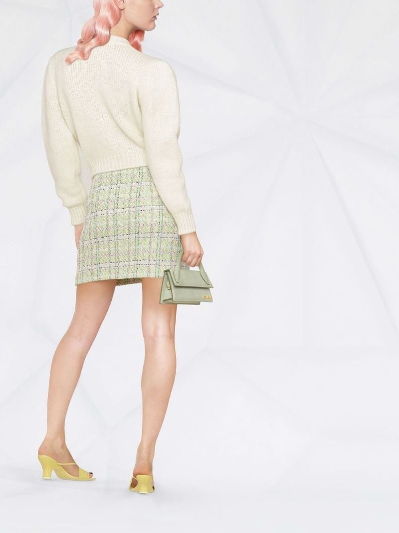 cropped V-neck cardigan - 3
