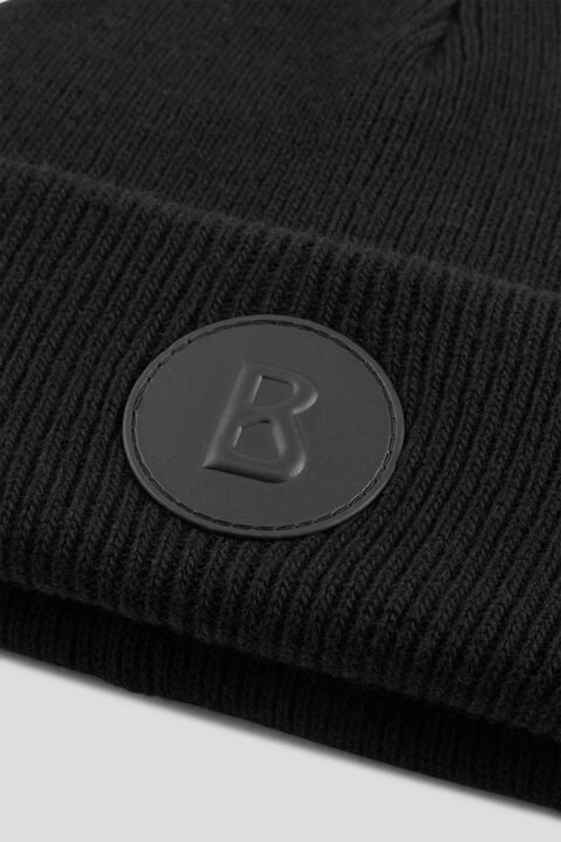 BOGNER Gustav Beanie in Black outlook