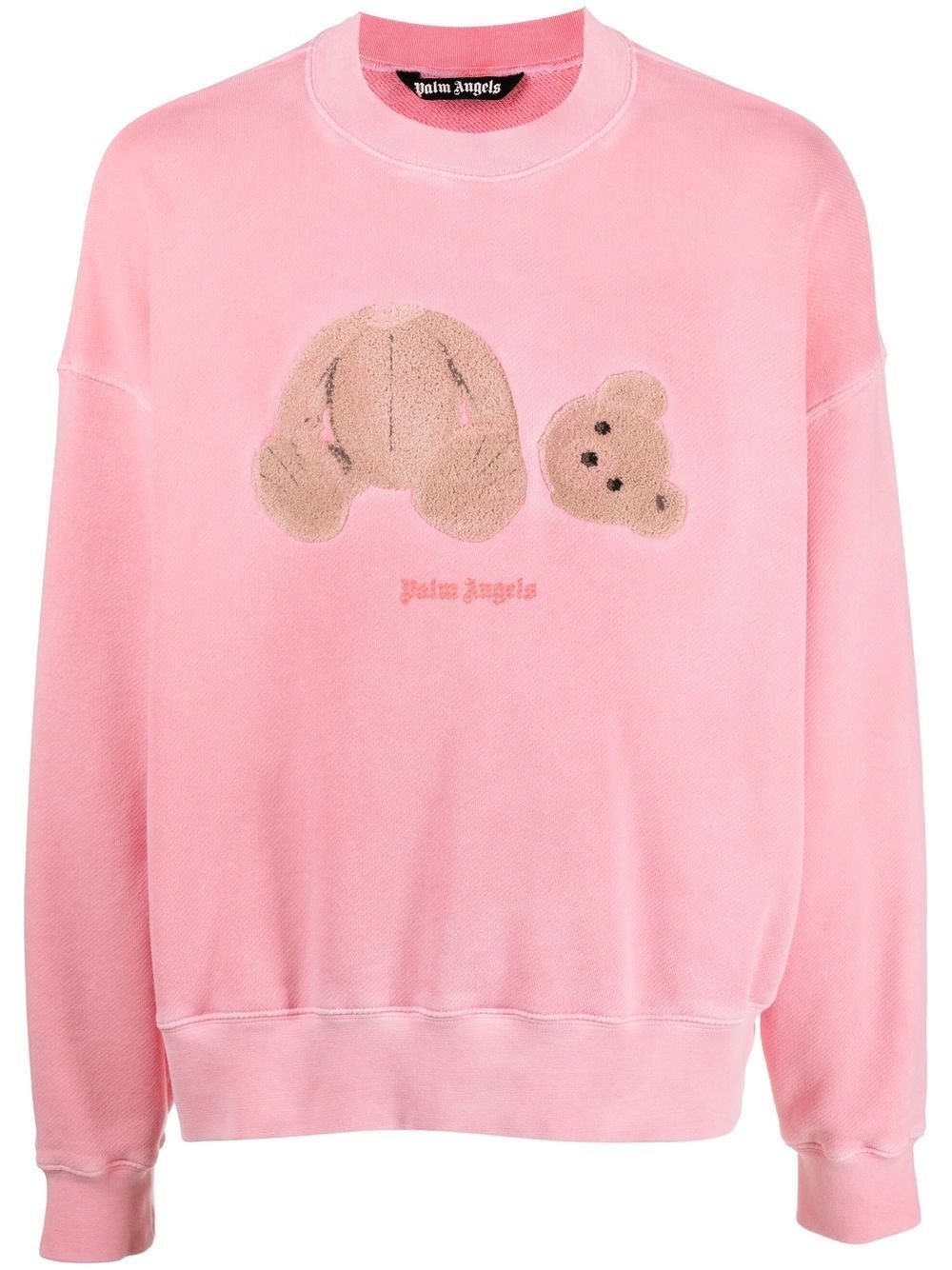 bear-print sweatshirt - 1