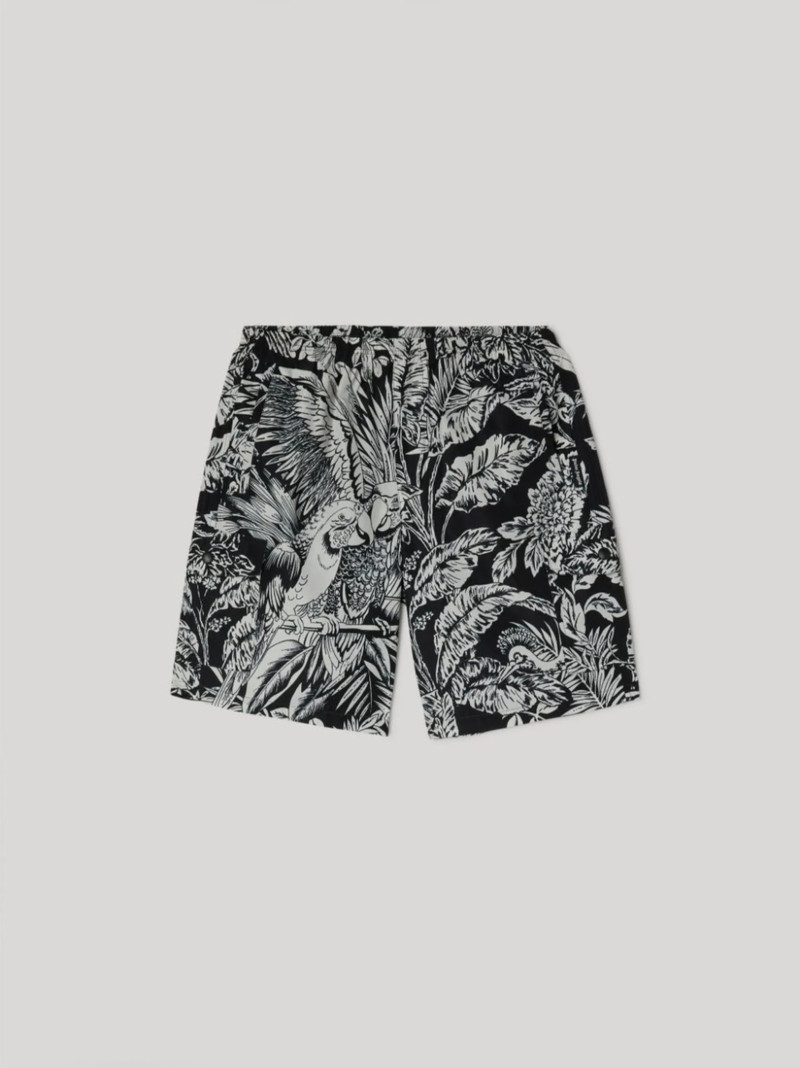jungle parrots swim shorts - 1