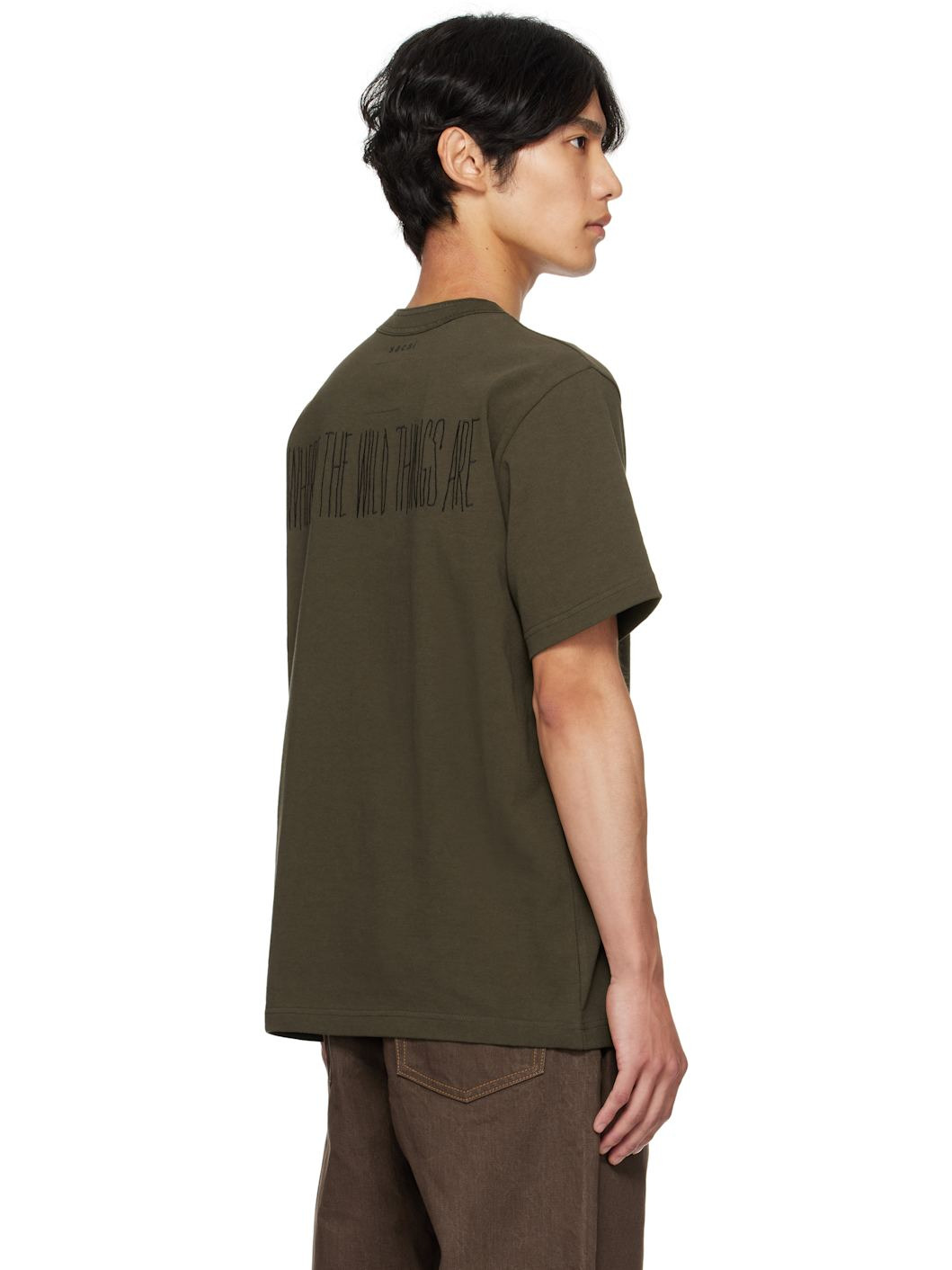 Khaki 'Where The Wild Things Are' T-shirt - 3