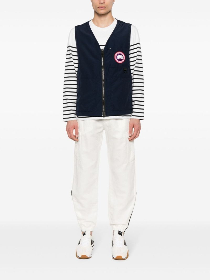 Canada Goose Canmore logo-patch gilet outlook