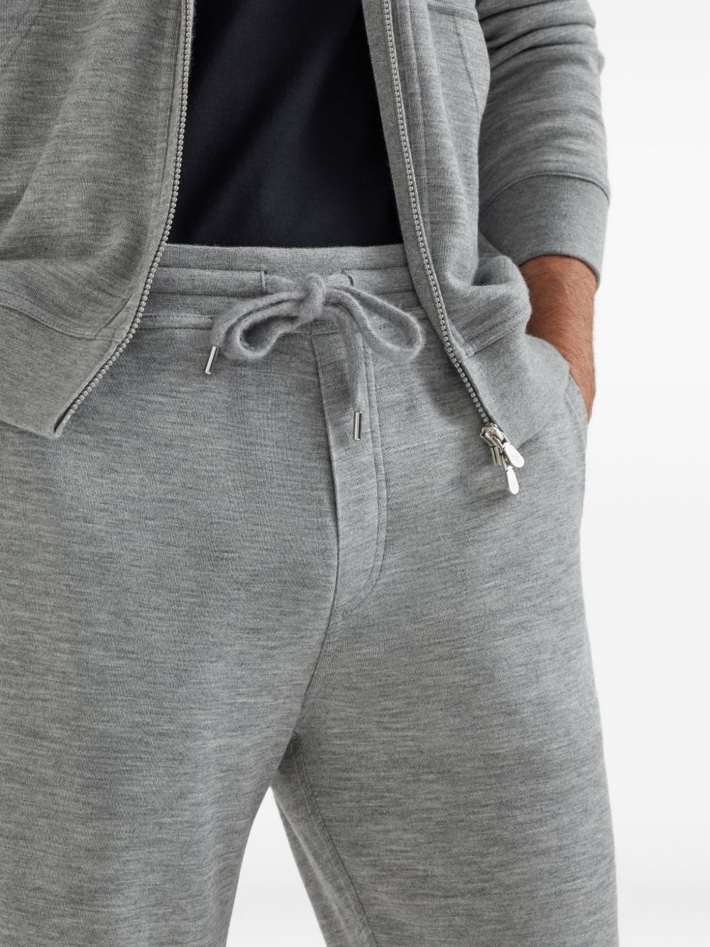 drawstring slim-fit joggers - 5