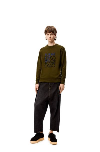 Loewe Anagram sweatshirt in cotton outlook