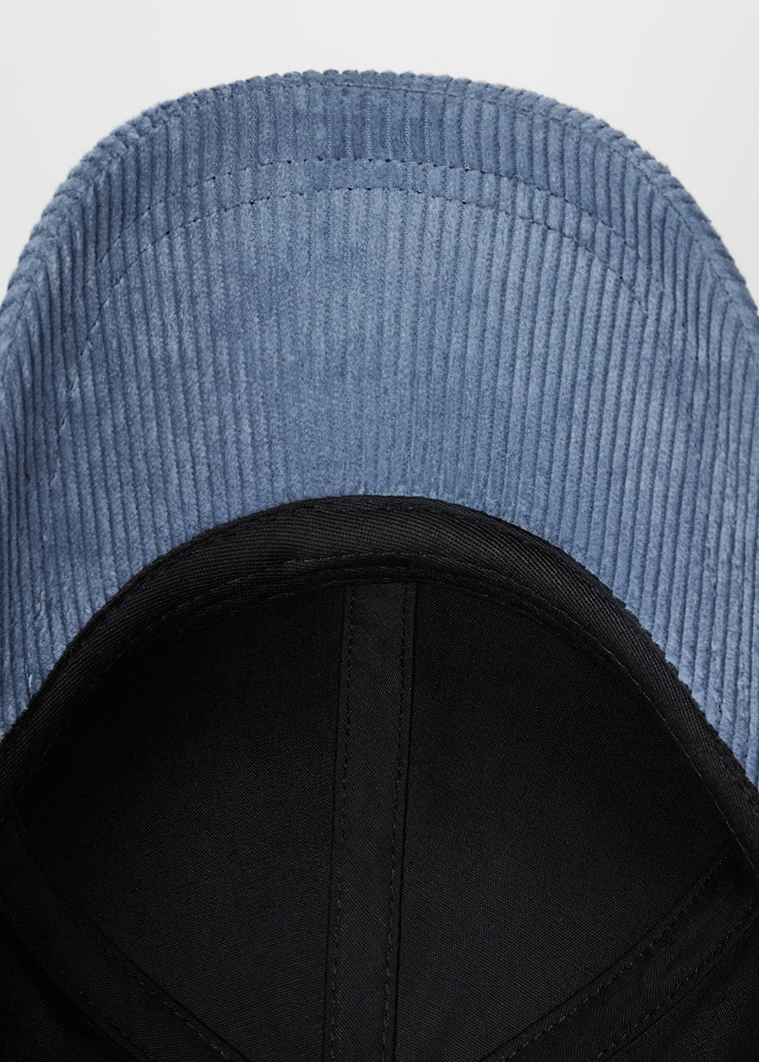 Blue Corduroy Baseball Cap - 4