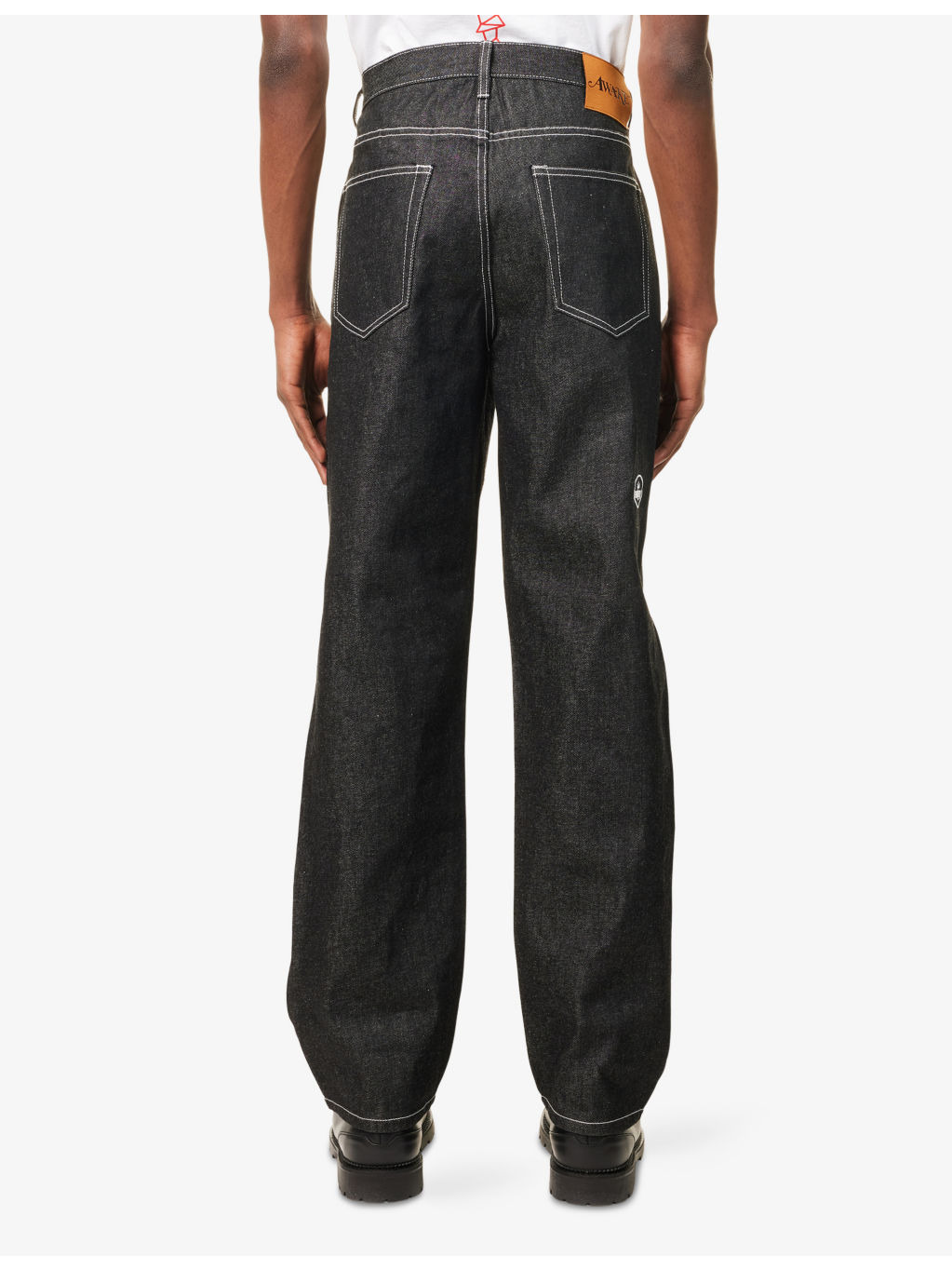 Five Pocket 100 Baggy-Fit Denim Jeans - 4