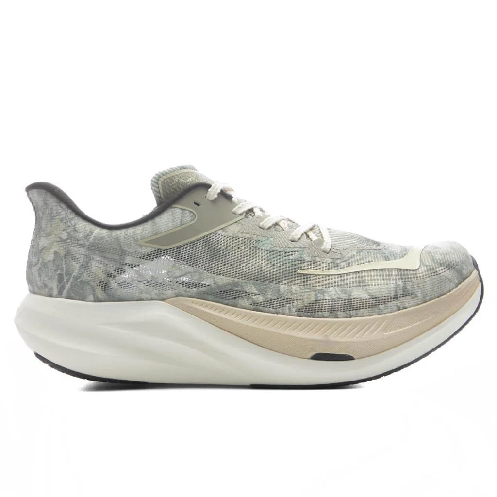 HOKA X JOHN ELLIOTT ROCKET X 3 - SPRAY GREEN/ANTIQUE WHITE - 1