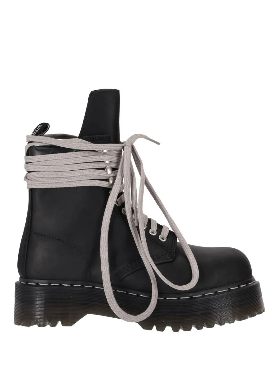 Rick Owens Quad Sole Steel Toe Boot - 1