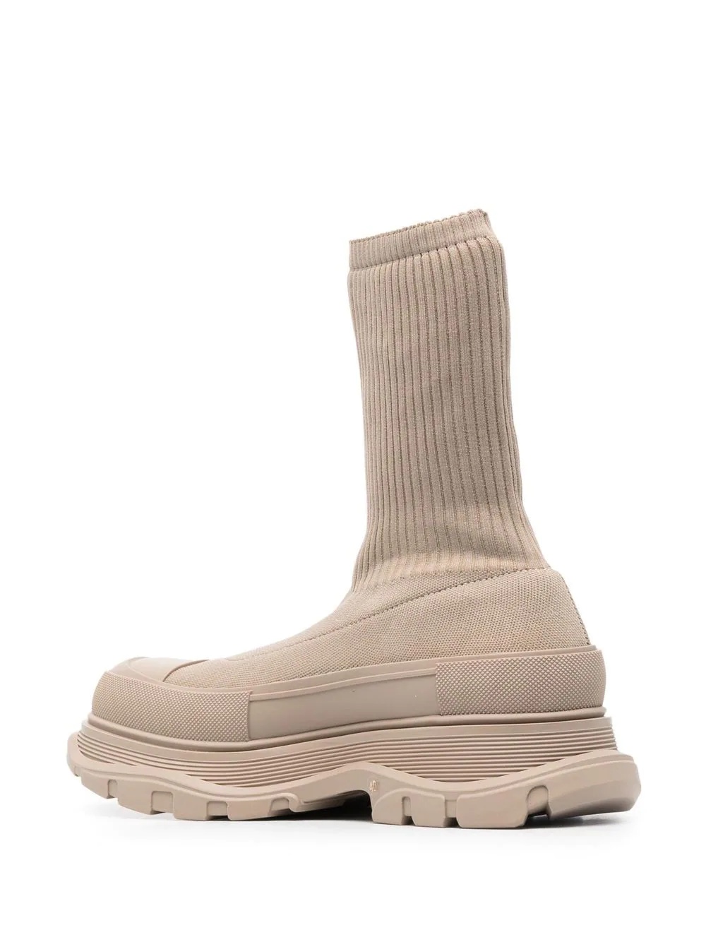 Tread ribbed-knit ankle boots - 3