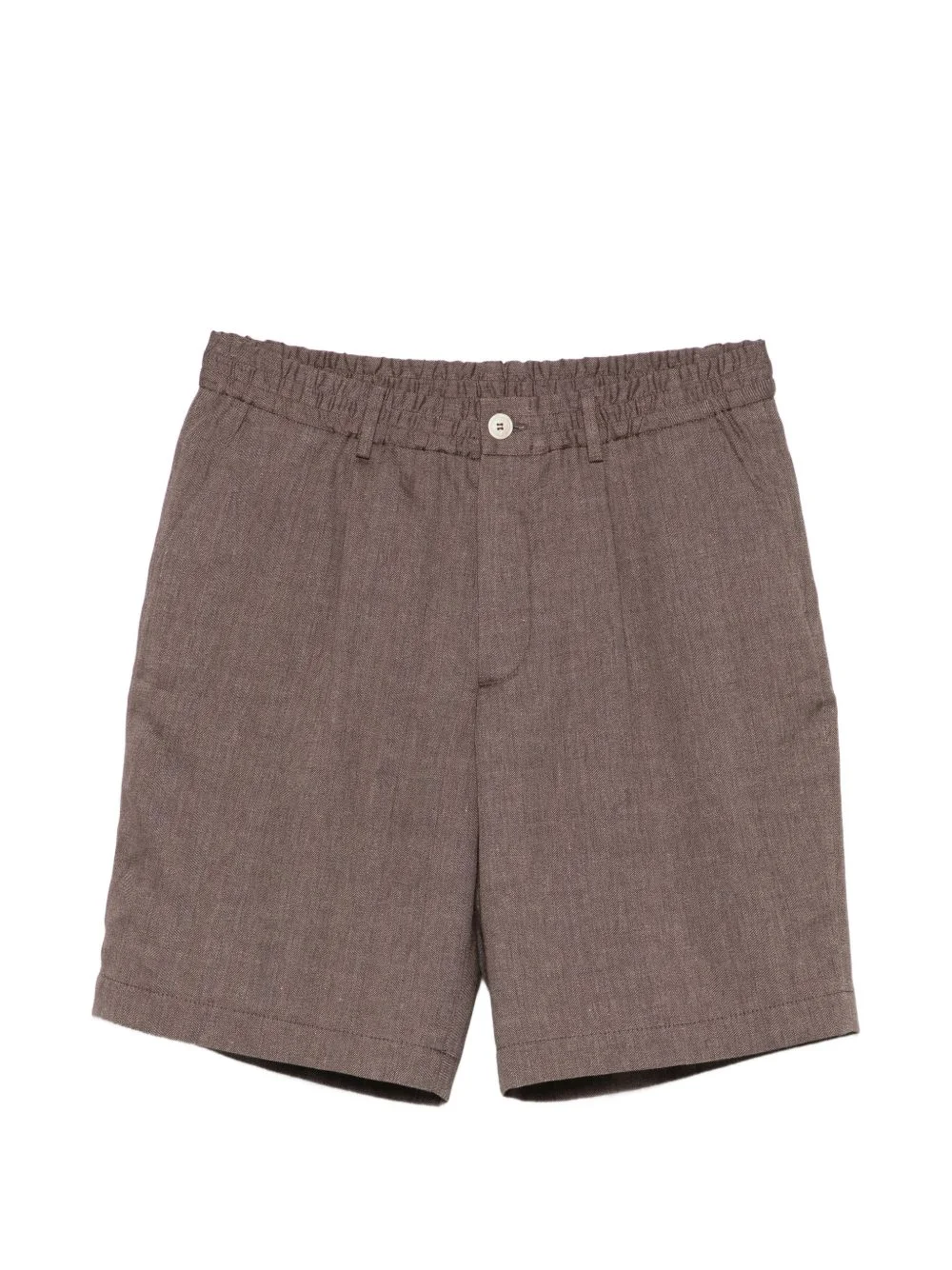 elasticated-waistband shorts - 1