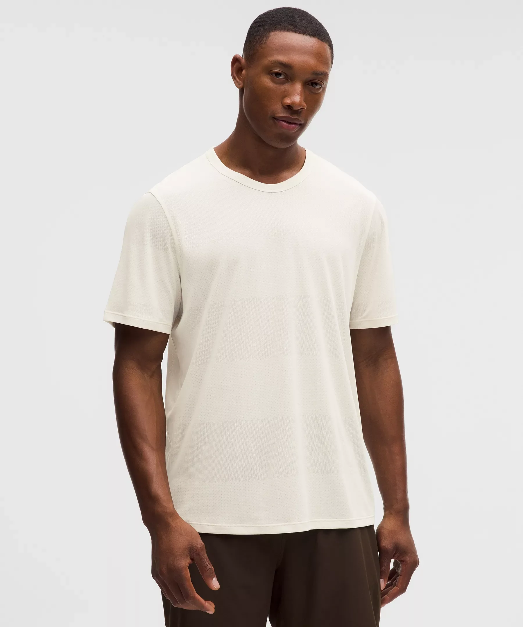 Men's Fast and Free Short-Sleeve Shirt *Perforated Stripe - 1