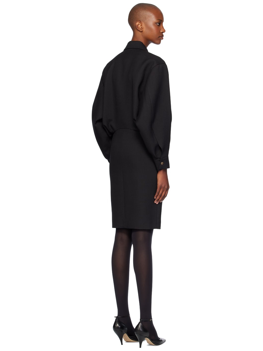 Black Mave Midi Dress - 3