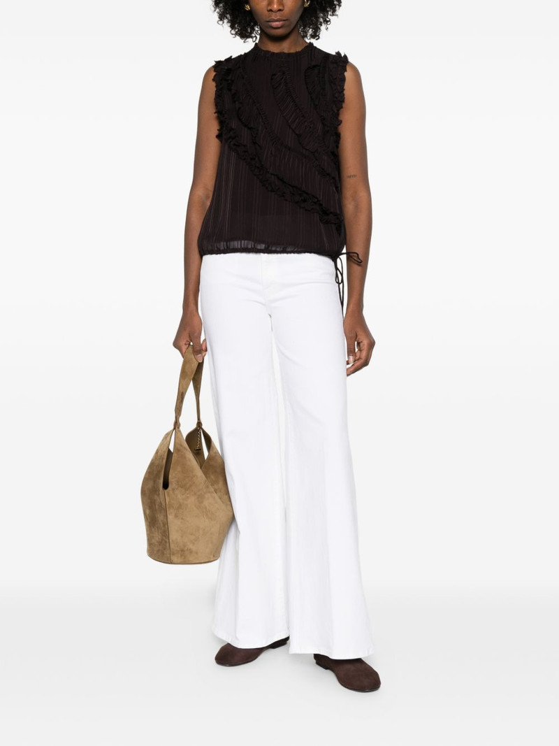 PINKO ruffled sleeveless top outlook