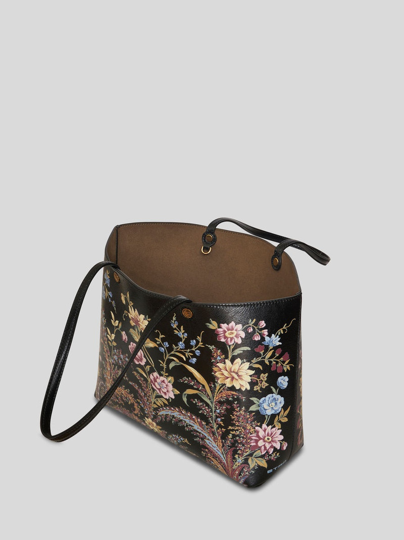 MEDIUM FLORAL PRINT SHOPPING BAG 5