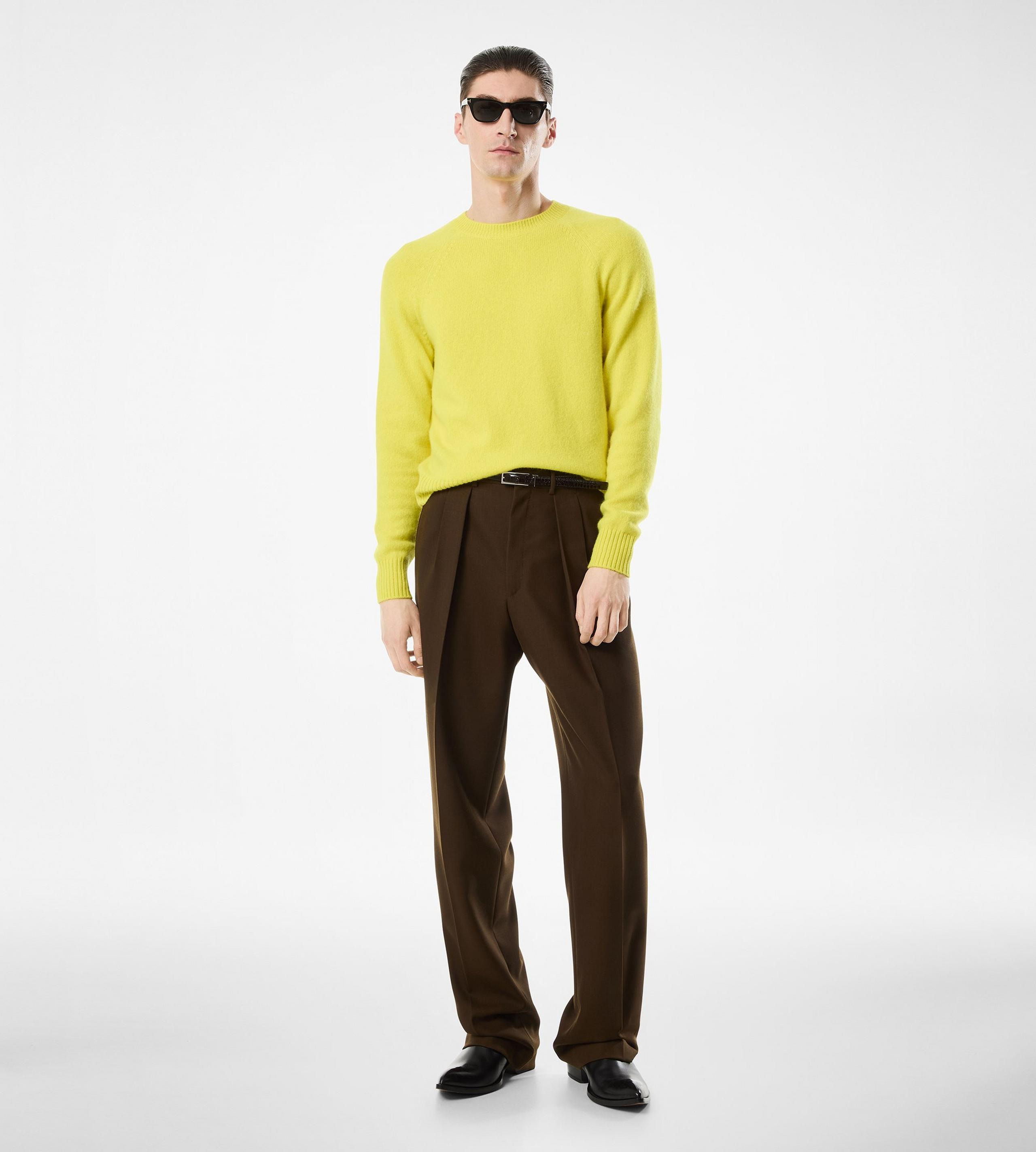 FELTED CASHMERE CREW NECK - 4