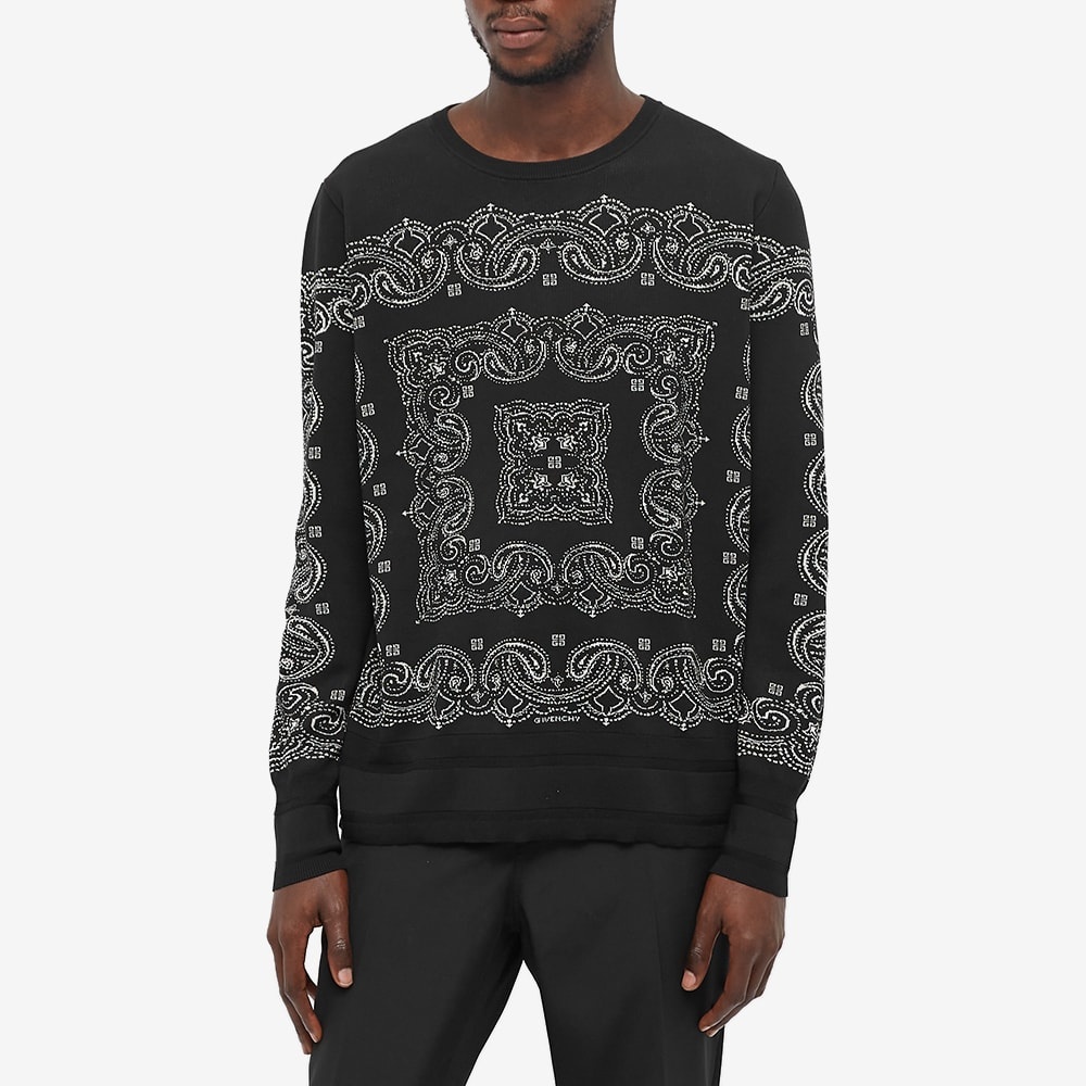 Givenchy Jacquard Bandana Crew Knit - 3