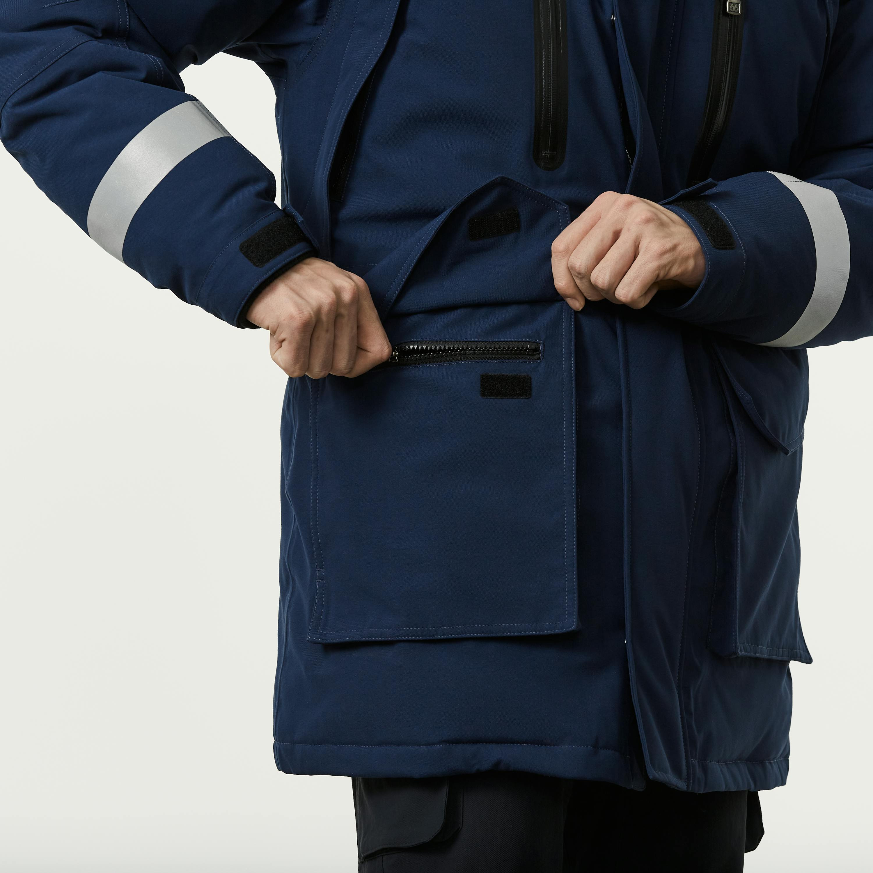 Jökla Arctic professional down parka with hood trim - 5