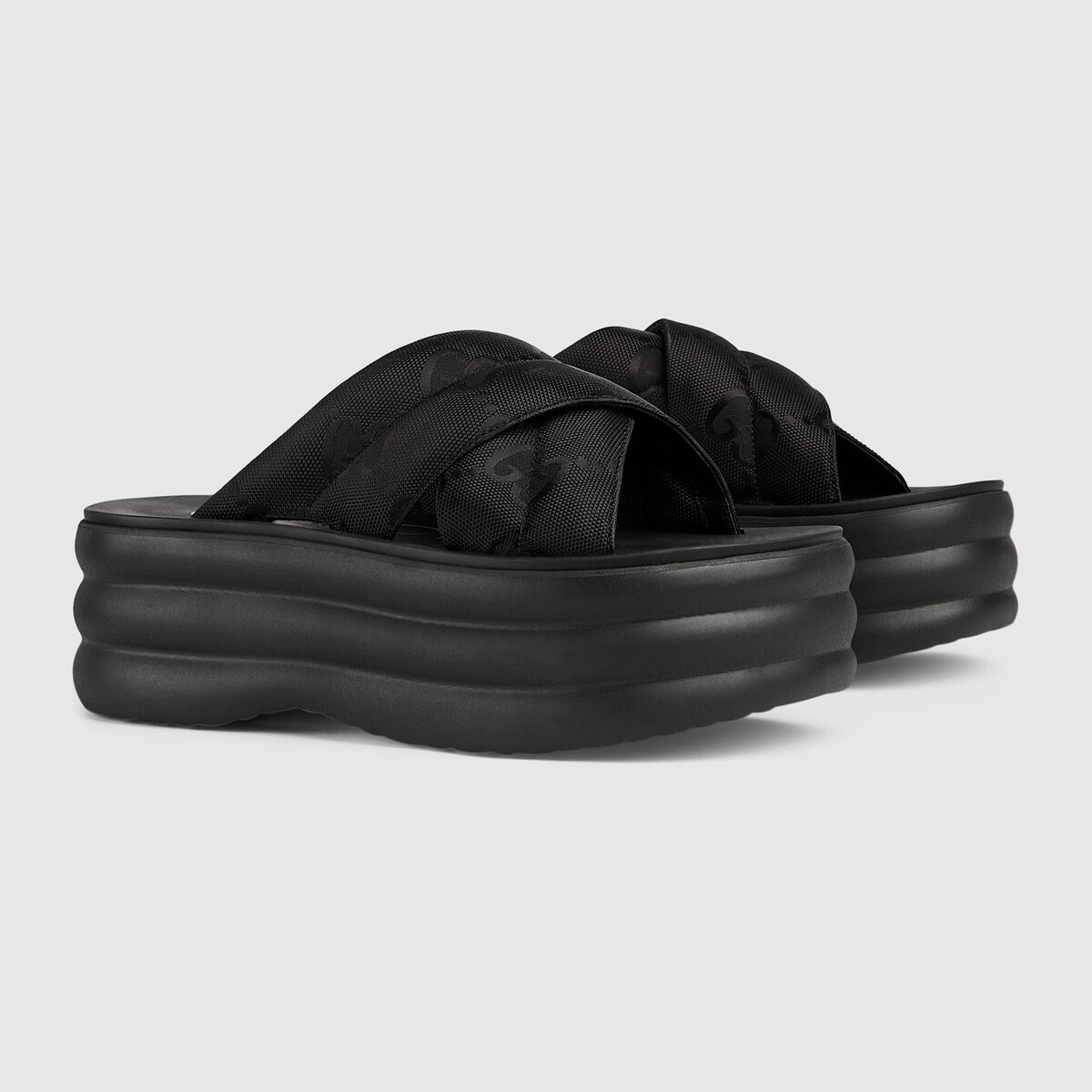 Women's GG platform slide sandal - 2