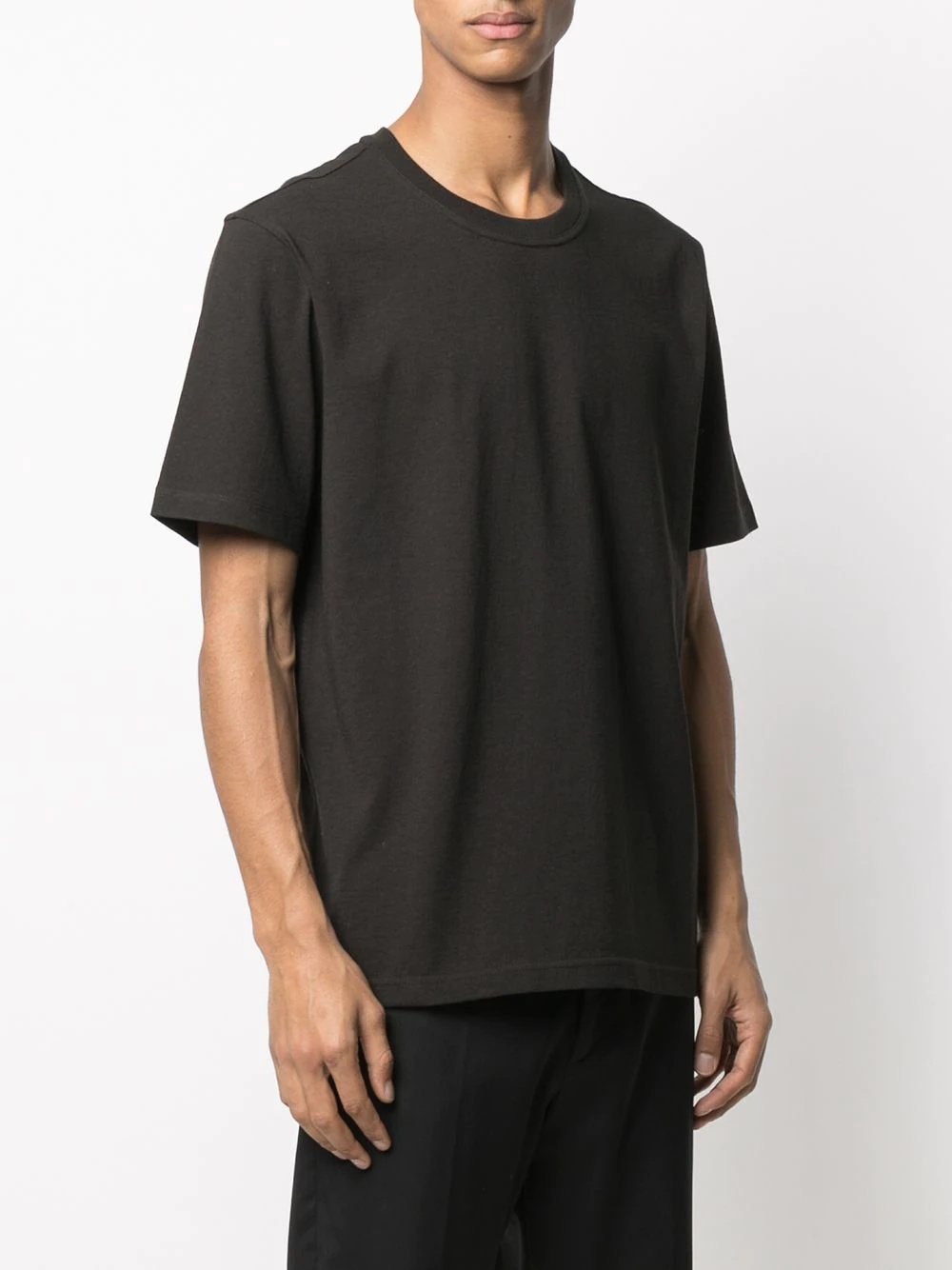 round-neck cotton T-shirt - 3