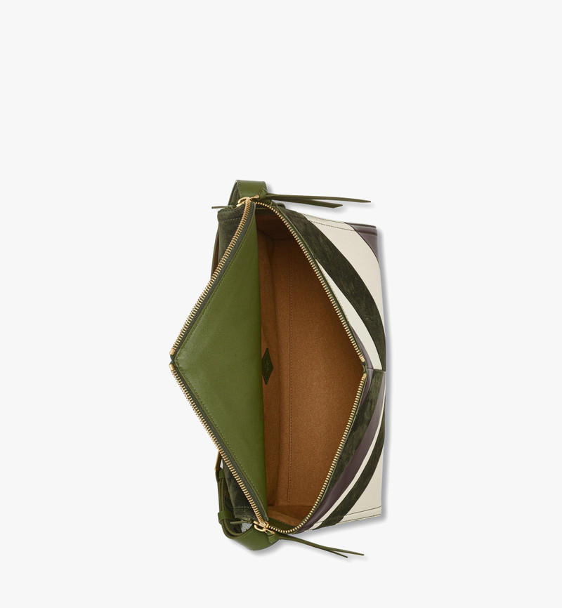 Diamant 3D Shoulder Bag in Mega Herringbone Suede 6