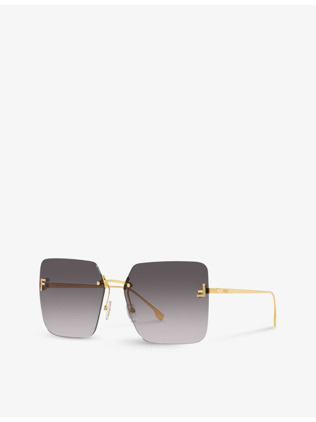 FE4082US square-frame metal sunglasses - 2