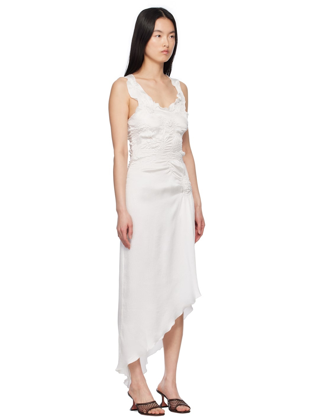White Markiza Paisley Midi Dress - 2