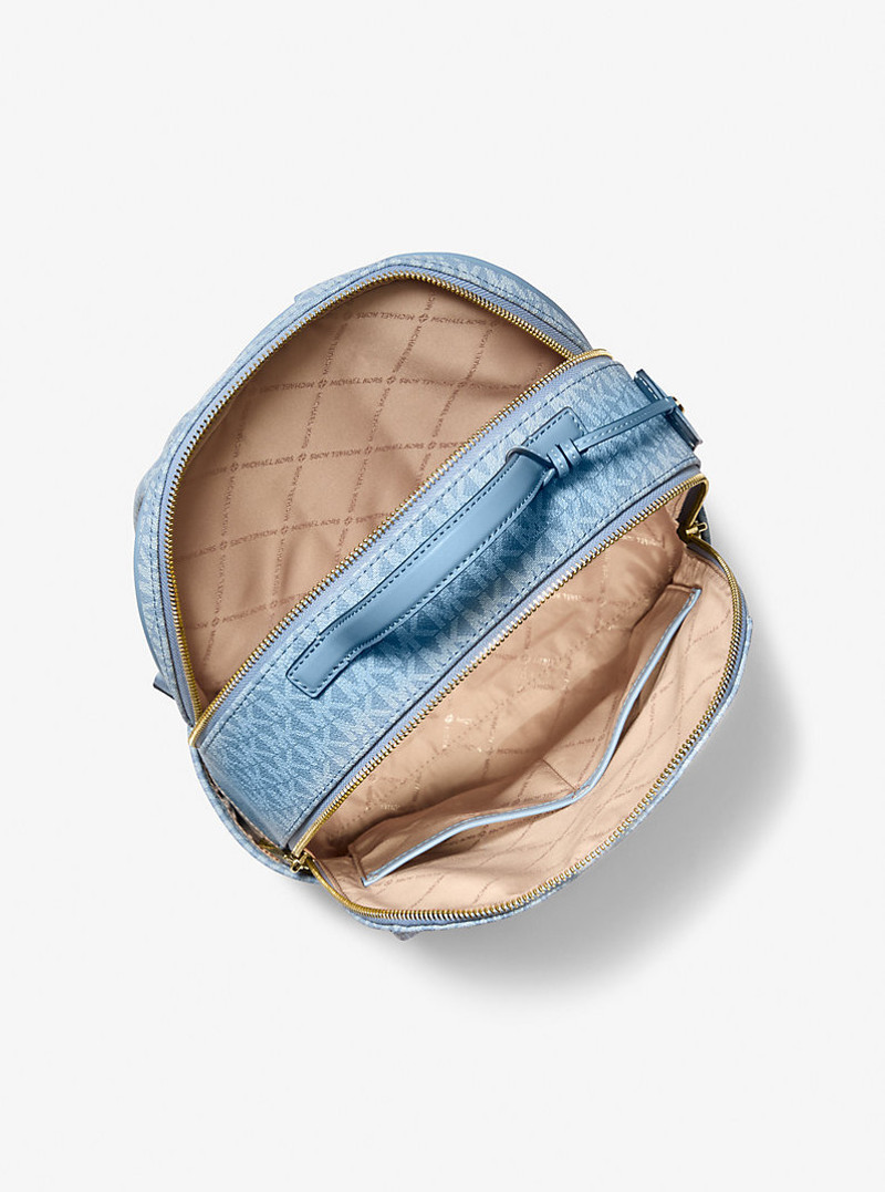 MICHAEL KORS Sable Medium Signature Logo Backpack outlook