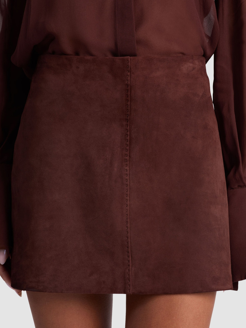 RILEY SUEDE MINI SKIRT 5