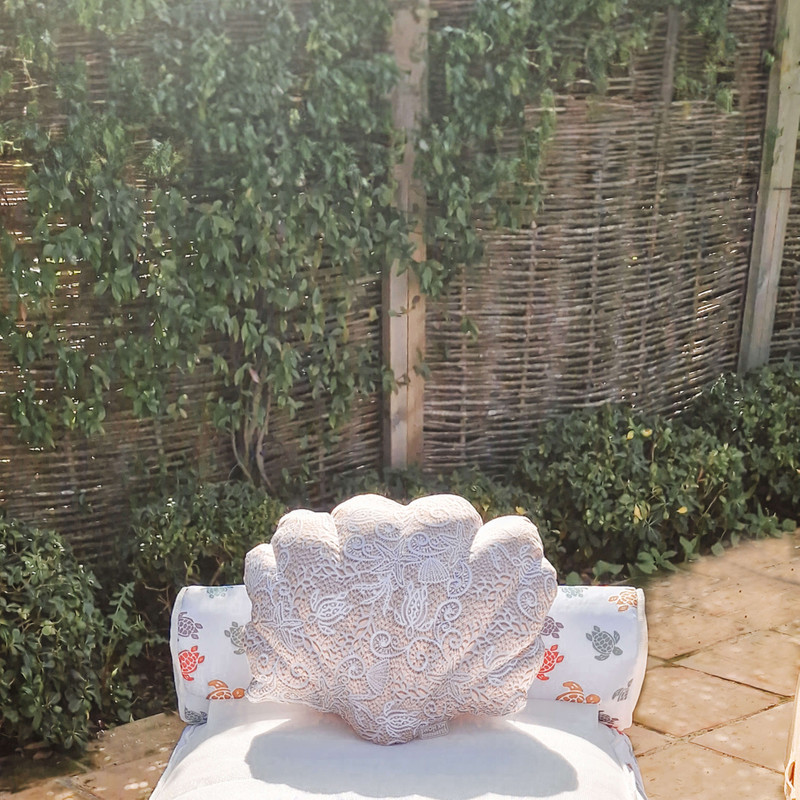 Vilebrequin Shell Cushion Broderies Anglaises - VBQ x MX HOME outlook