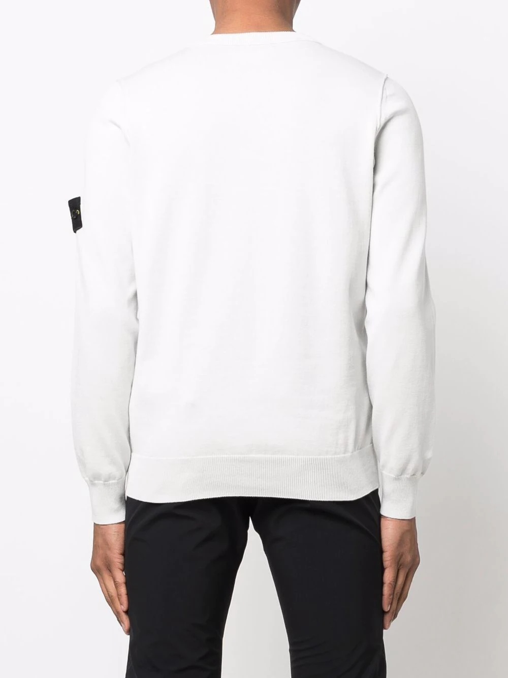 Compass badge crew-neck jumper - 4