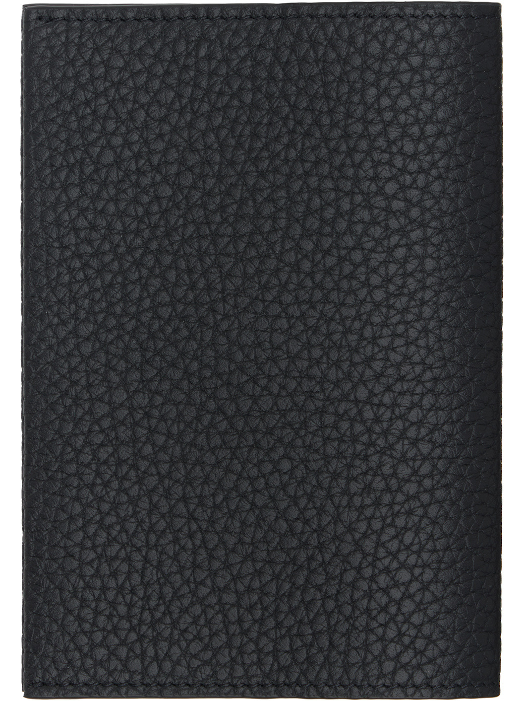 Black Leather Passport Holder - 2