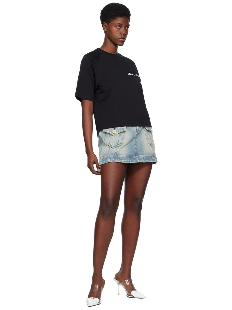 Balmain Black Signature T-Shirt outlook