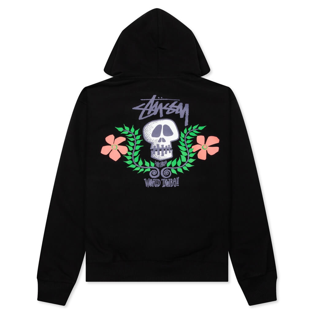 SKULL CREST HOODIE - BLACK - 2