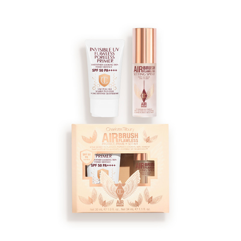 AIRBRUSH FLAWLESS PROTECT, PRIME & SET KIT FACE KIT 1