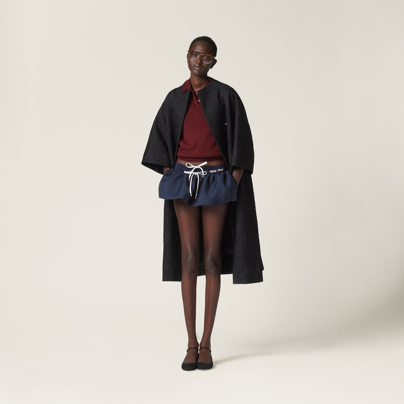 Miu Miu Wool knit polo shirt outlook