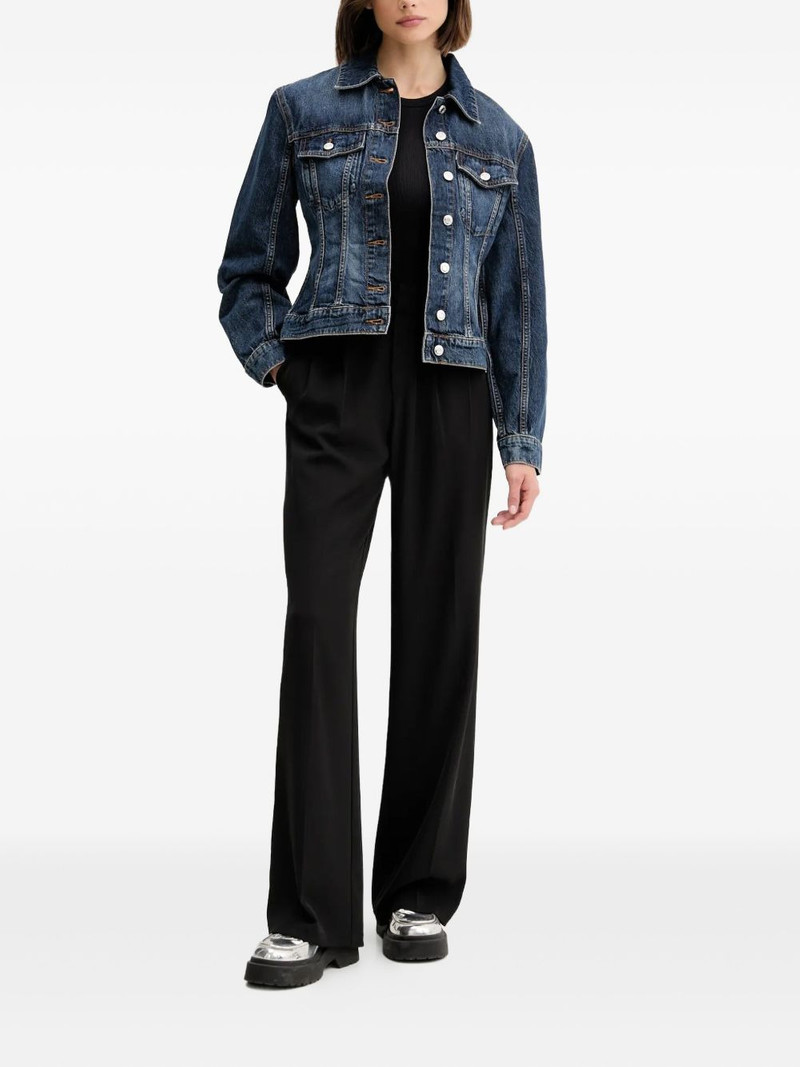 HUGO buttoned pocket denim jacket outlook